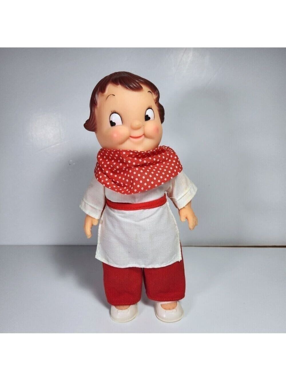 Campbells Soup Kids Doll Boy Vintage 60s Chef Doll 9 3/4" Tall Collectable